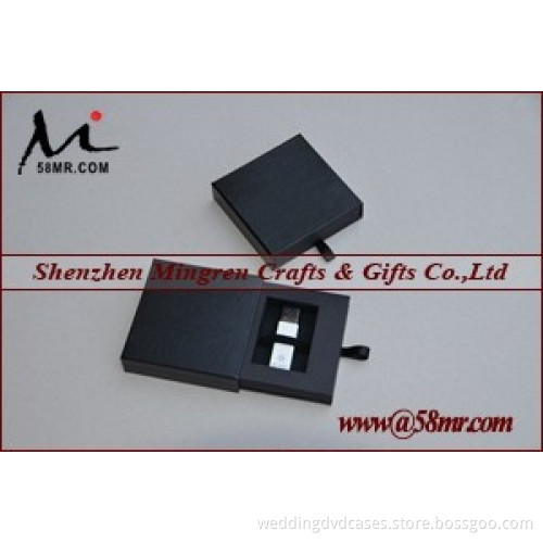Drawer USB Boxes Wedding Package Gift Box Holder with Magnet Closure